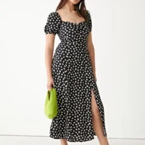 &OtherStories Dresses Other Stories Flowy Puff Sleeve Midi